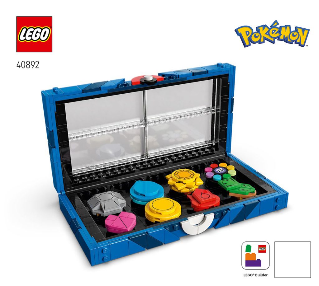 LEGO 40892 Kanto Region Badge Collection Bauanleitung