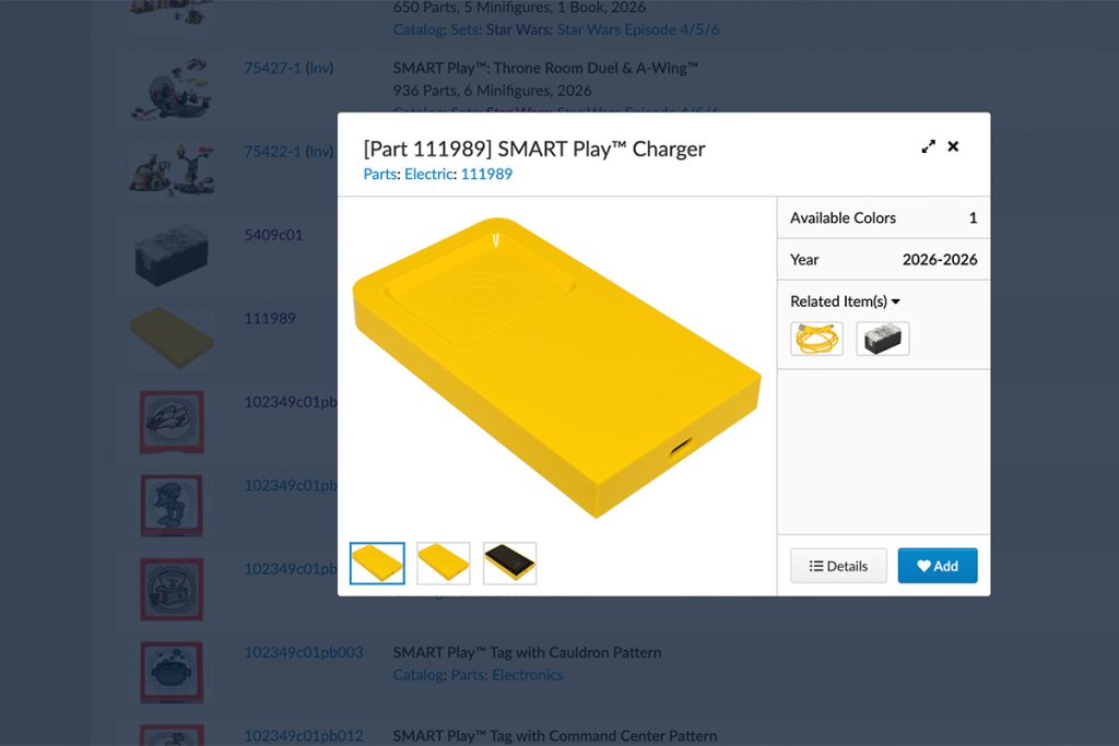 LEGO Smart Play System neu auf BrickLink