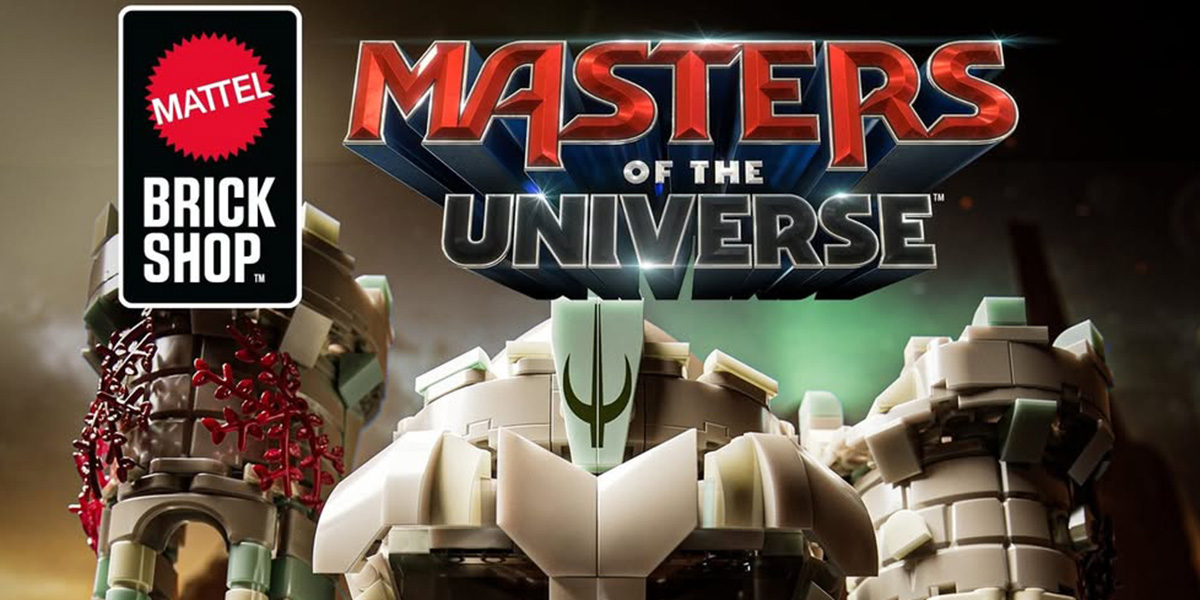 Mattel Brick Shop Master of the Universe Castle Grayskull kommt