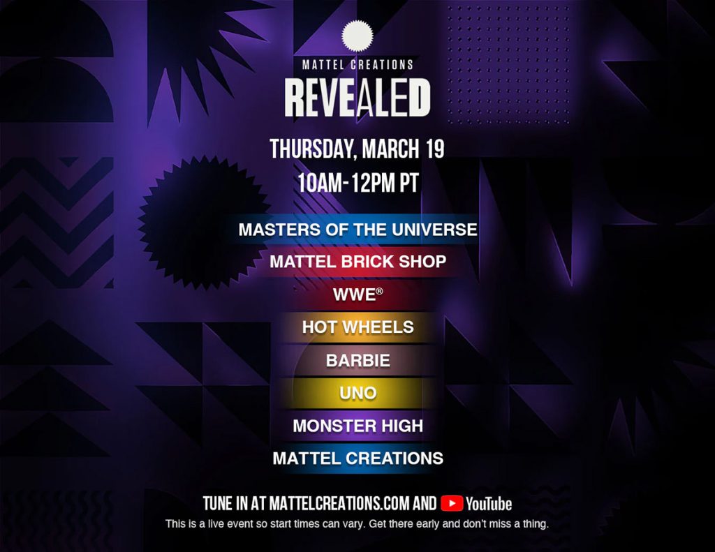 Mattel Creations Revealed 2026 Zeitplan