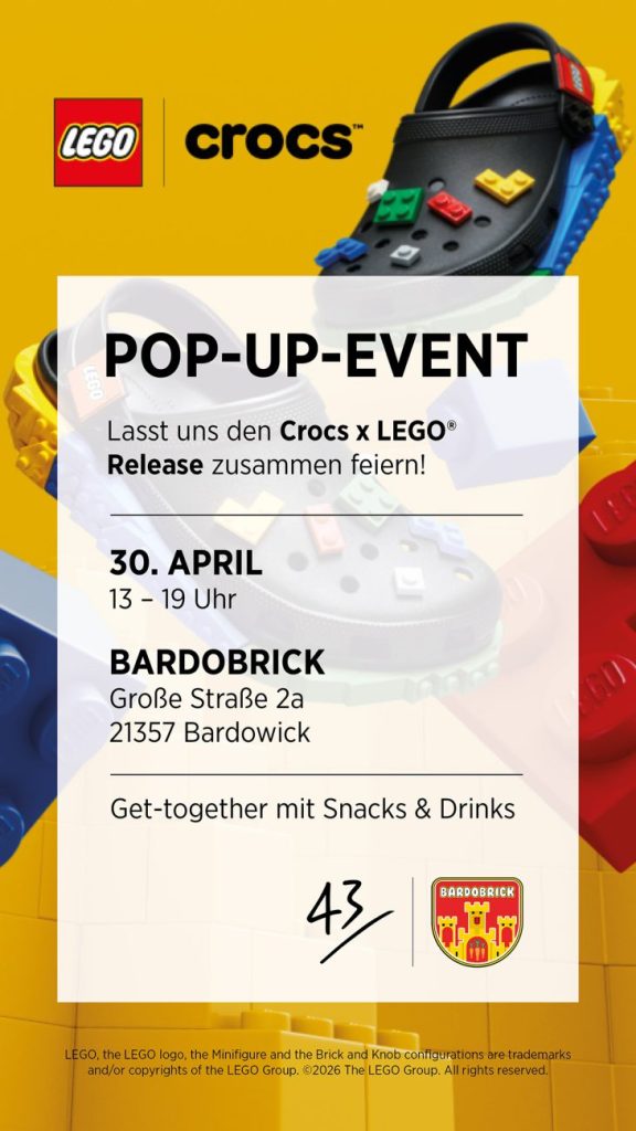 LEGO Crocs Bardobrick 43einhalb Event