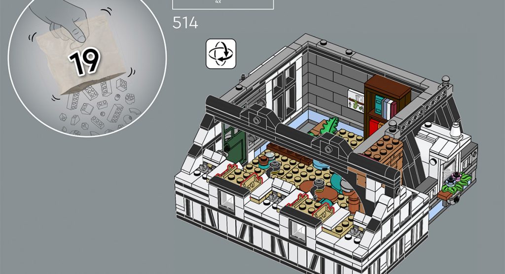 Sunflower Band im LEGO Icons 10350 Tudor Corner