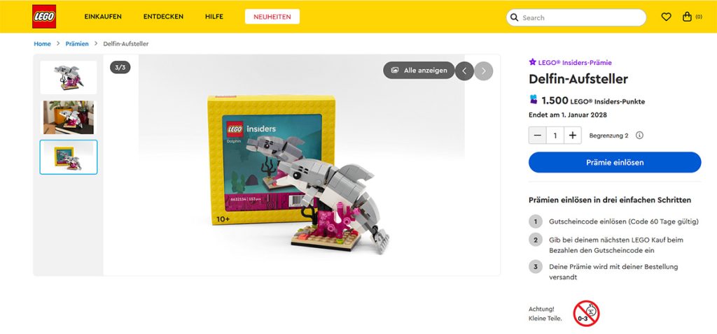 LEGO 5010075 Mini Dolphin Stand