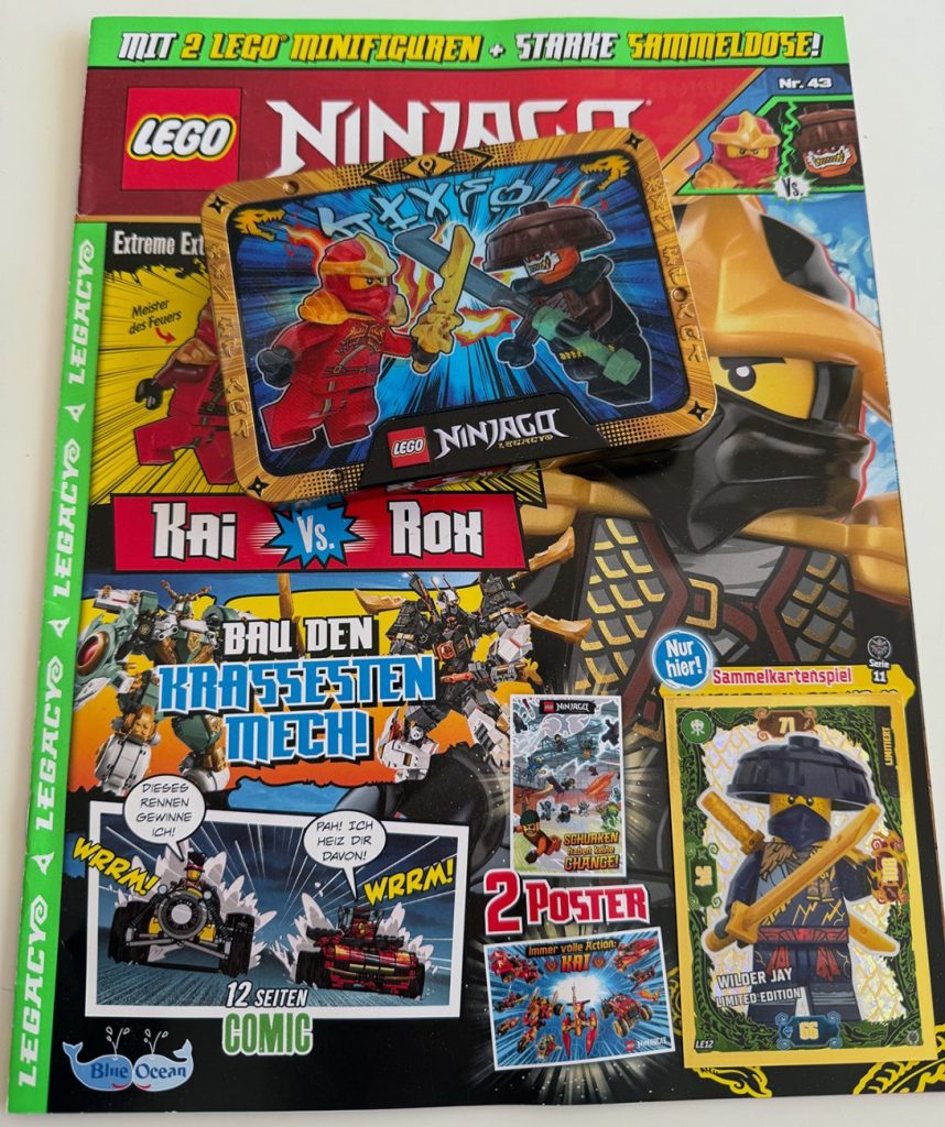 LEGO Ninjago Legacy Magazin #43 Sammeldose
