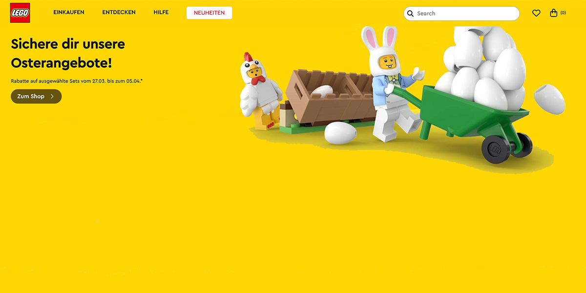 Oster-Angebote im LEGO Online-Shop