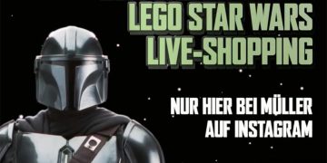 LEGO Star Wars Live Shopping bei Müller am 04. Mai