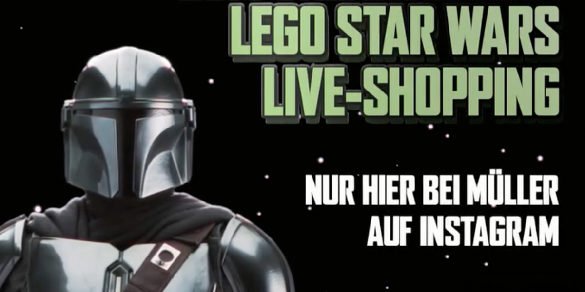 LEGO Star Wars Live Shopping bei Müller am 04. Mai