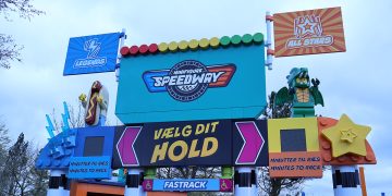 Minifigure Speedway im LEGOLAND Billund