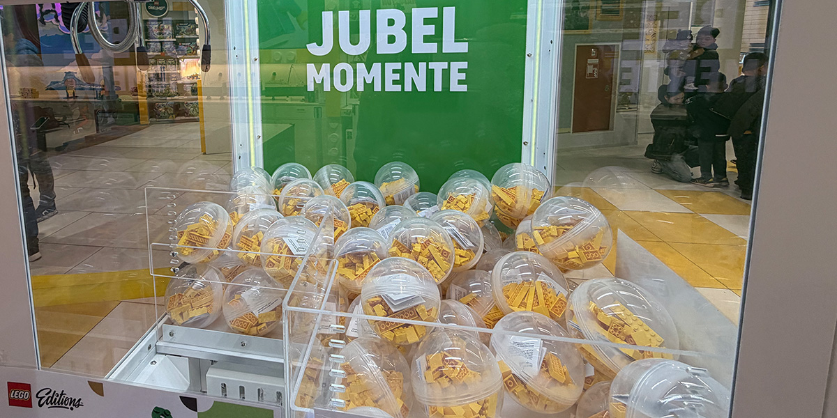 LEGO Store München: Jubel-Momente mit dem Greifer