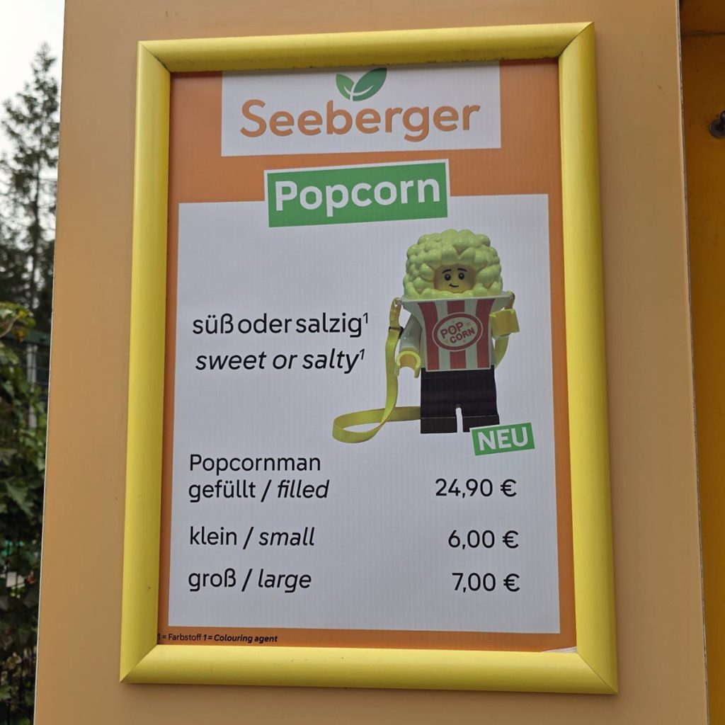 Preis zum LEGOLAND Popcornman