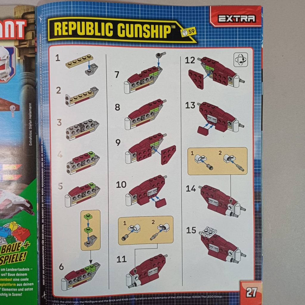 LEGO Star Wars Sonderheft 1 mit zwei Extras im Review
