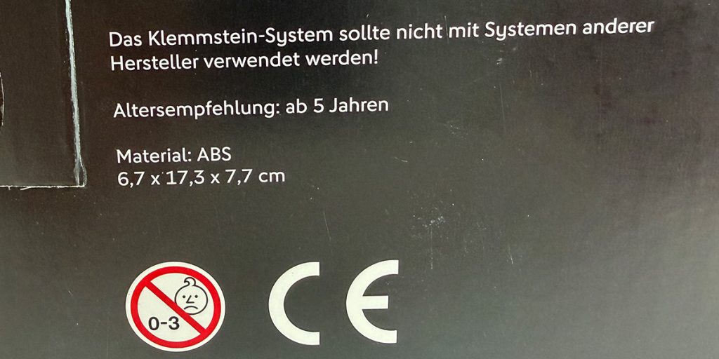 DFB-Fan-Shop Truck von Aldi Süd: Warnhinweis
