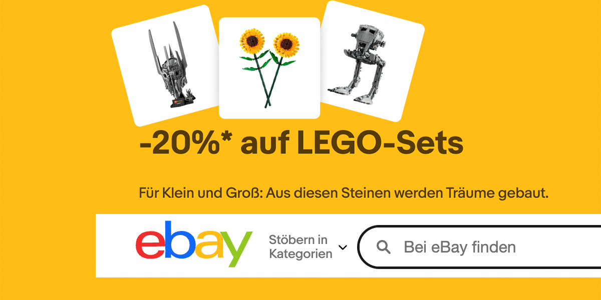 eBay Gutschein-Aktion auf LEGO Sets