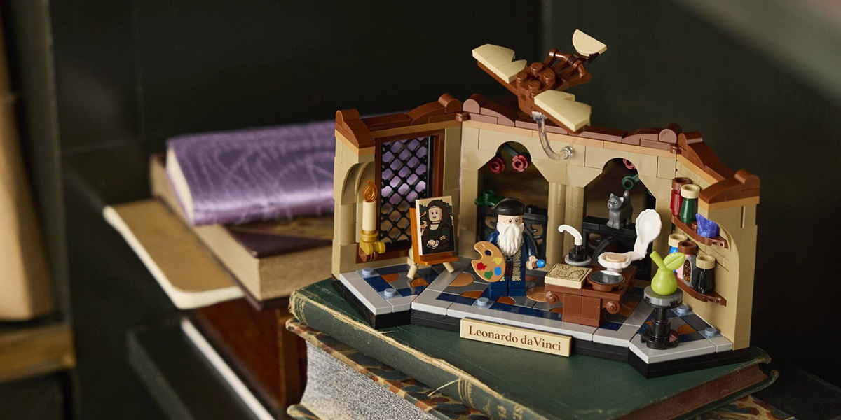 LEGO 40902 Tribute to Leonardo da Vinci