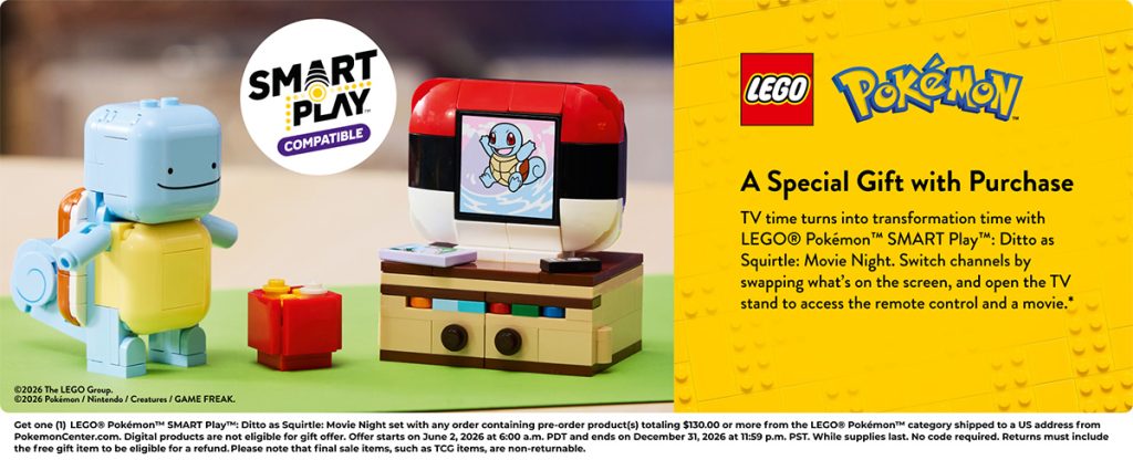 Special GWP zum Release der neuen LEGO Pokemon Set-Welle im August