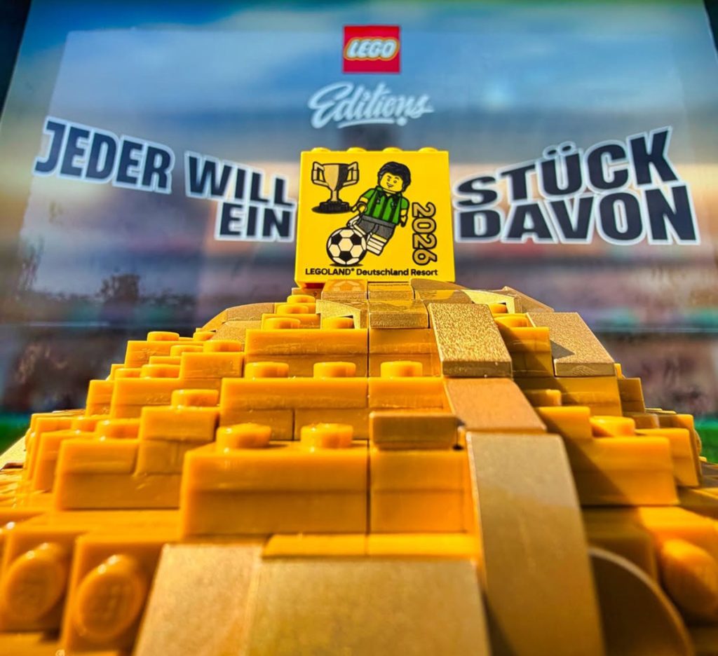 Exklusiver LEGOLAND Sammelstein zur WM 2026