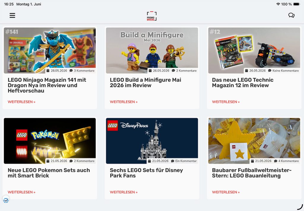 PROMOBRICKS App: Screenshot 2026