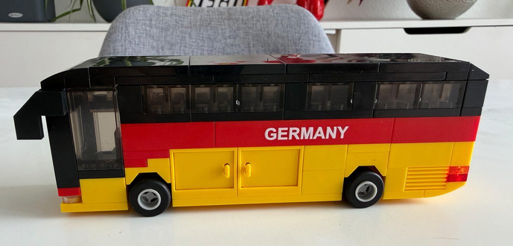 Rossmann Ideenwelt Klemmbausteinebus Aufbau-Bilder