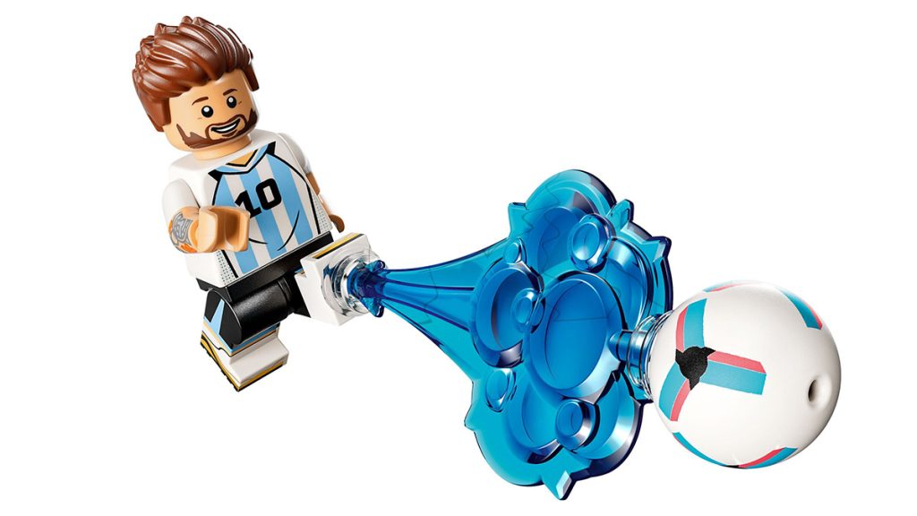 Lionel Messi als LEGO Minifigur im Editions Set