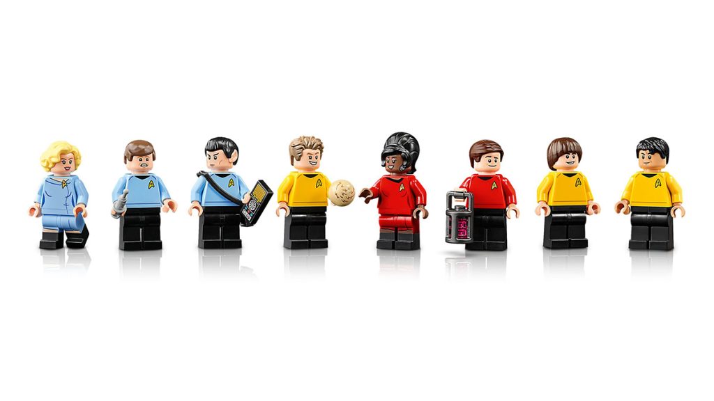 LEGO Icons 11385 Star Trek: U.S.S. Enterprise NCC-1701 Brücke: Minifiguren im Set