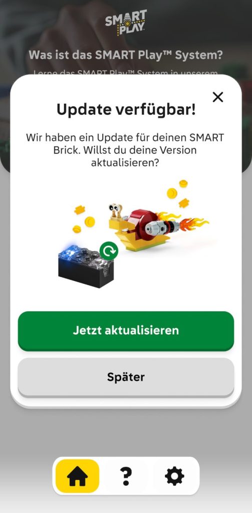 LEGO Smart Brick Update: Update verfügbar