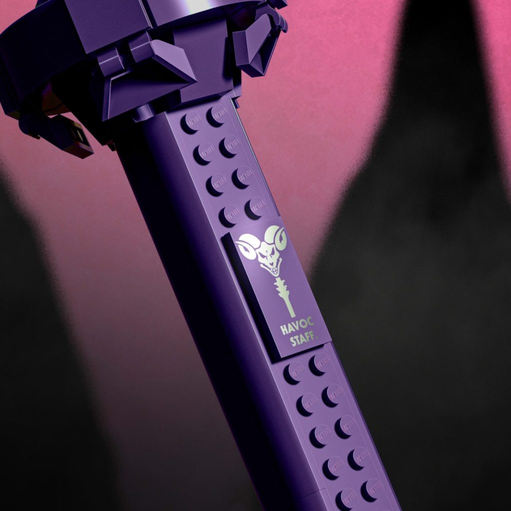 Skeletor Havoc Stab mit Bedruckung