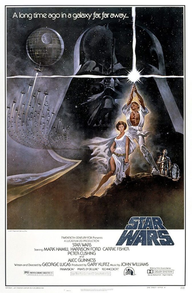 Star Wars Film-Poster aus dem Jahr 1977