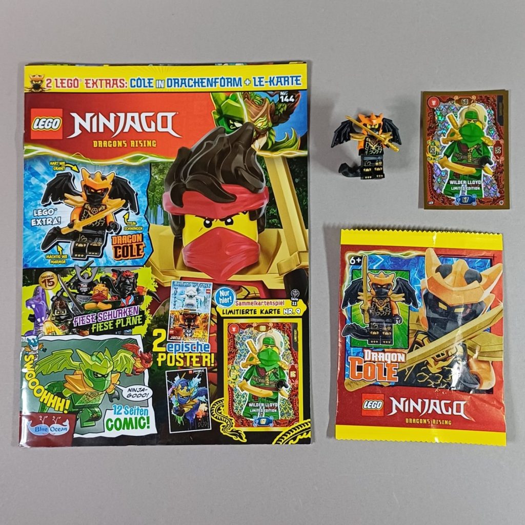 LEGO Ninjago Magazin 144 mit Dragon Cole