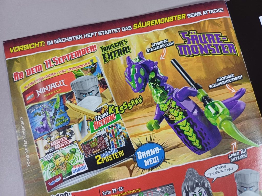 LEGO Ninjago Magazin 144 mit Dragon Cole