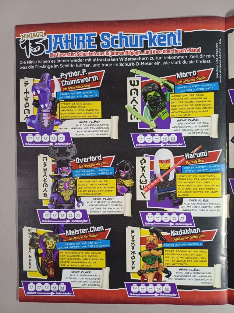 LEGO Ninjago Magazin 144 mit Dragon Cole