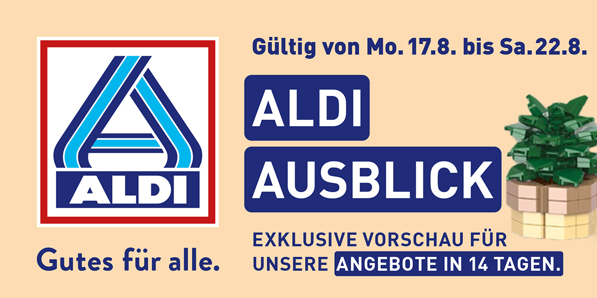 ALDI Nord verkauft Klemmbaustein-Pflanzen Sets