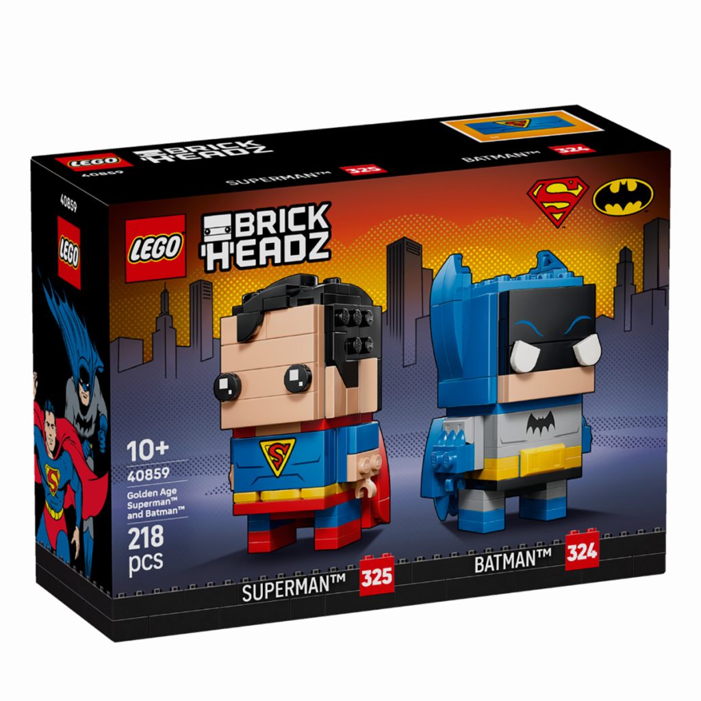 LEGO BrickHeadz DC 40859 Golden Age Superman und Batman