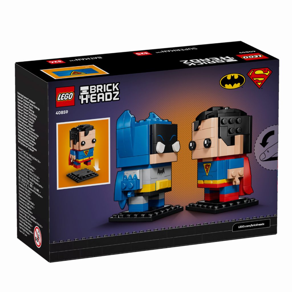 LEGO BrickHeadz DC 40859 Golden Age Superman und Batman