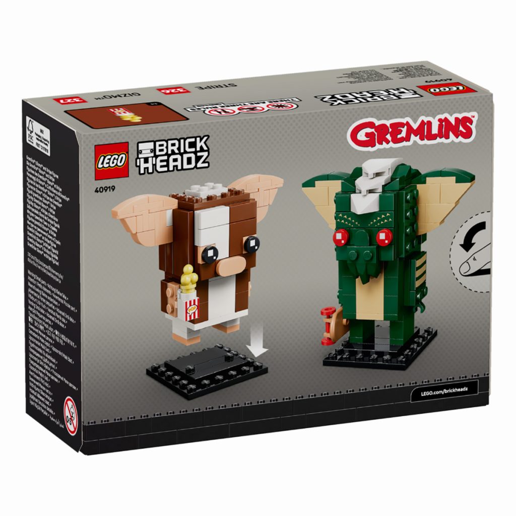 LEGO 40919 BrickHeadz Gremlins Gizmo und Stripe