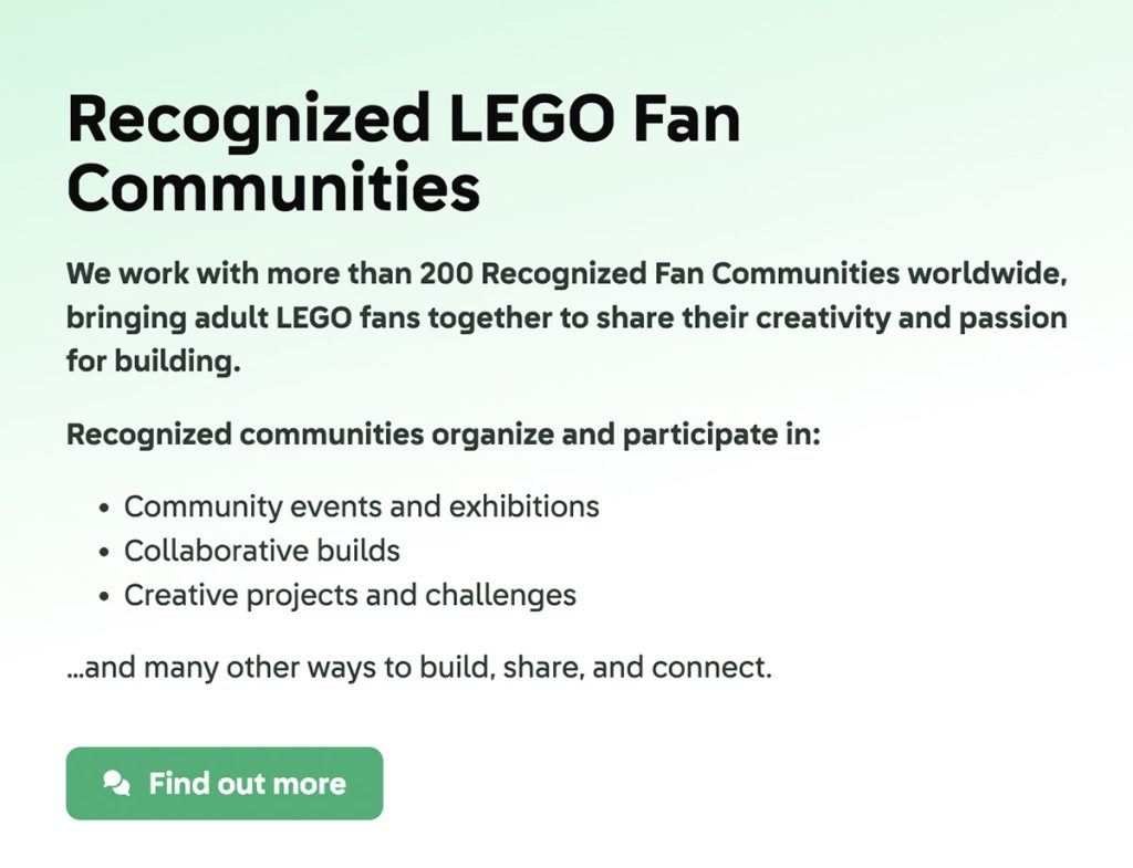 LEGO Fan CoLab Communities