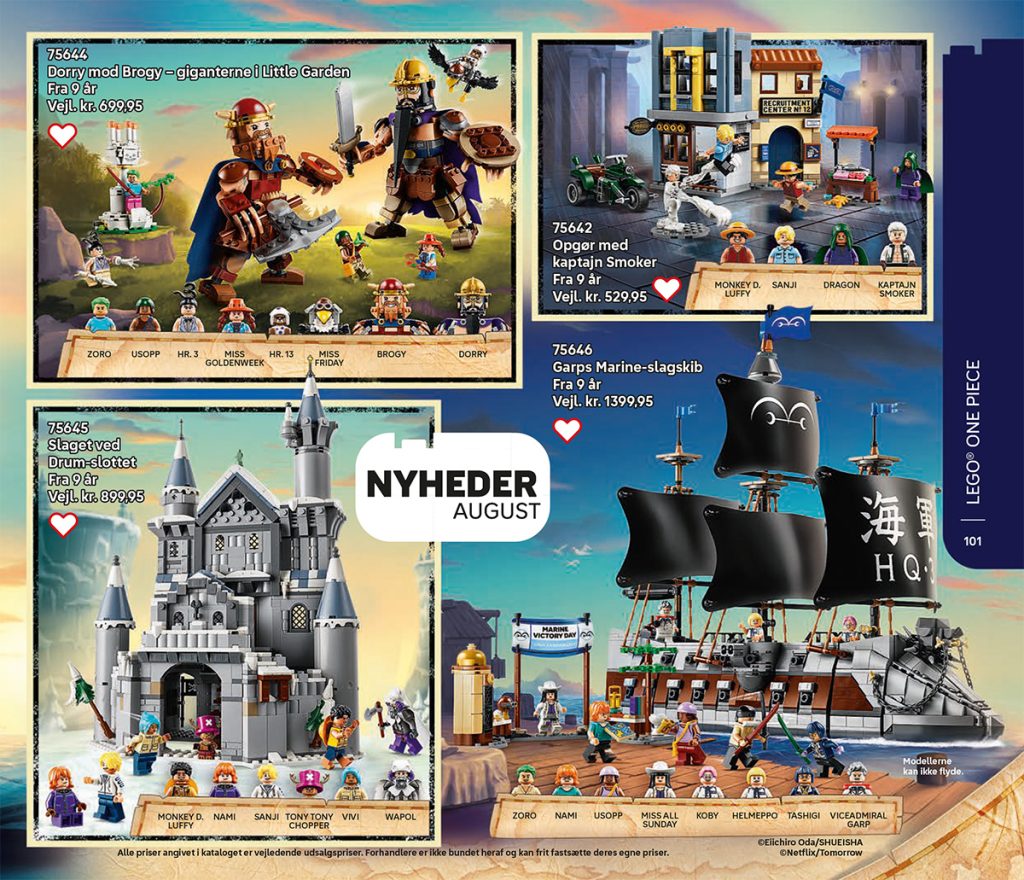 LEGO Katalog August bis Dezember 2026 (Auszug)
