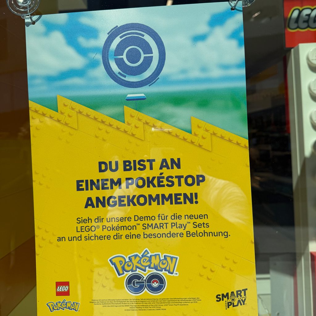 Poke-Stop in allen deutschen LEGO Brand Stores