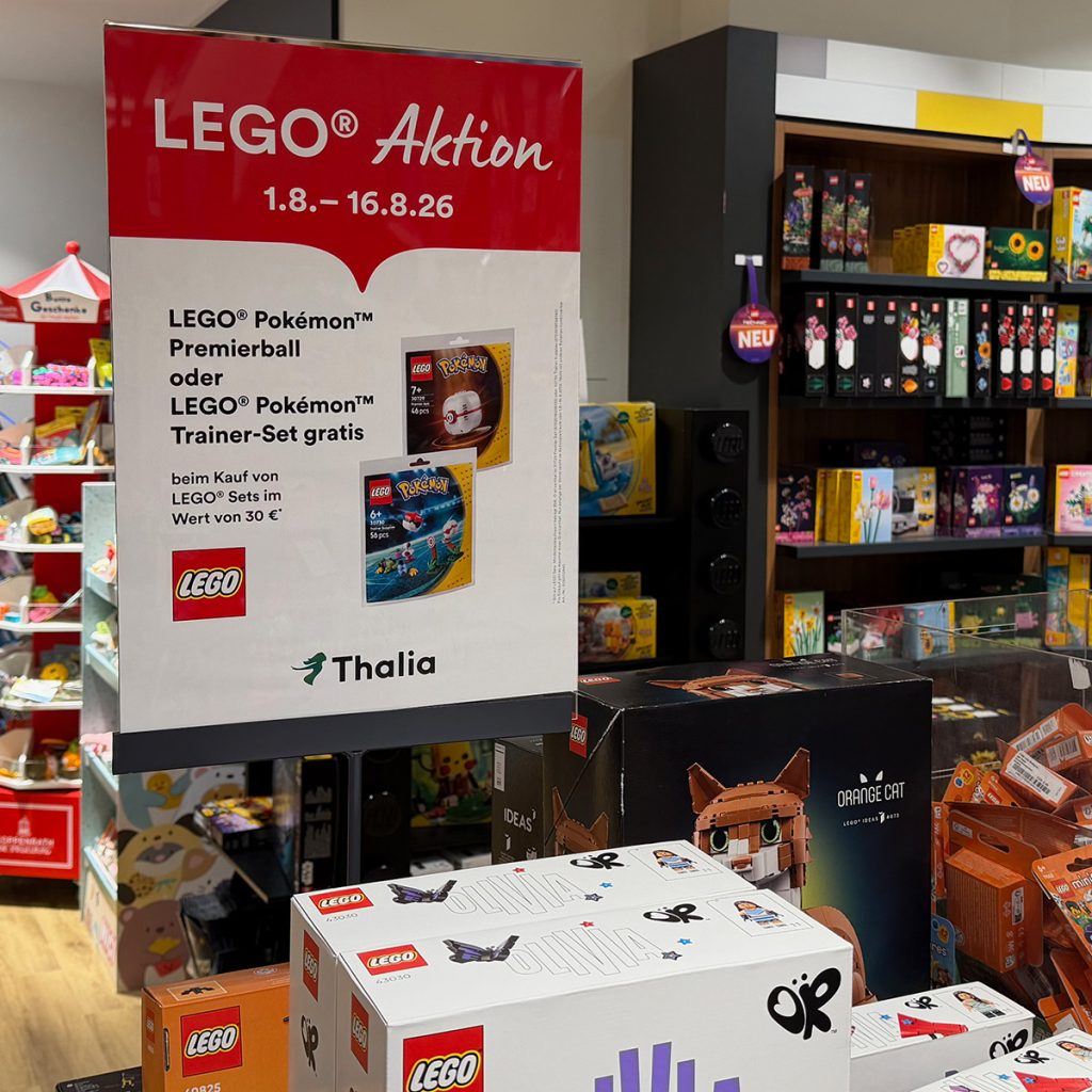 LEGO Pokemon Paperbag Promo-Aktion bei Thalia