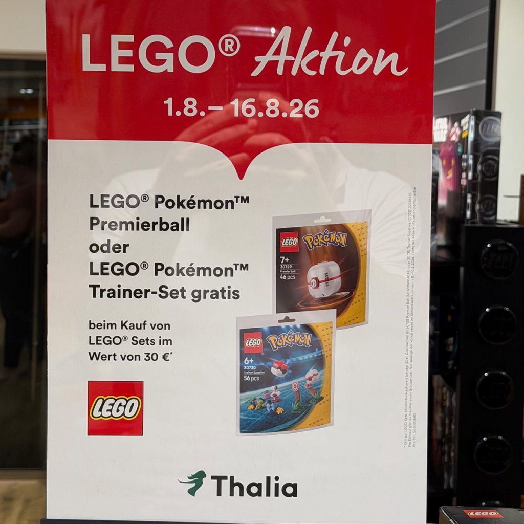 LEGO Pokemon Paperbag Promo-Aktion bei Thalia