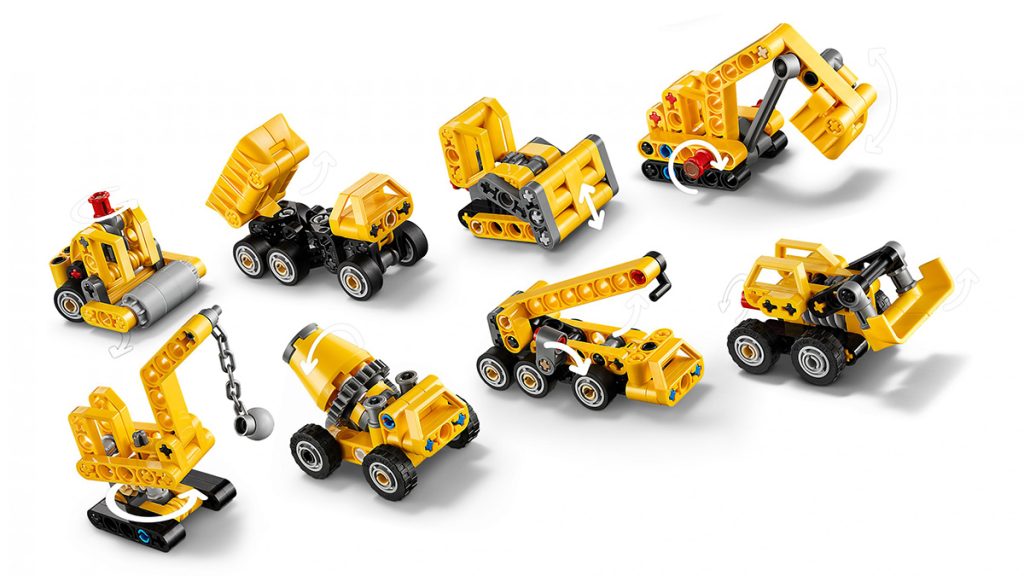 Alle Modelle der LEGO Technic Mighty Machines Serie 1