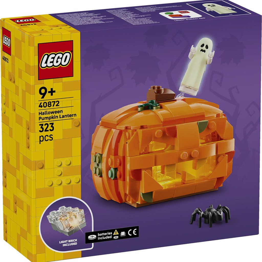 LEGO 40872 Halloweenkürbis-Laterne von 2026 mit Light Brick
