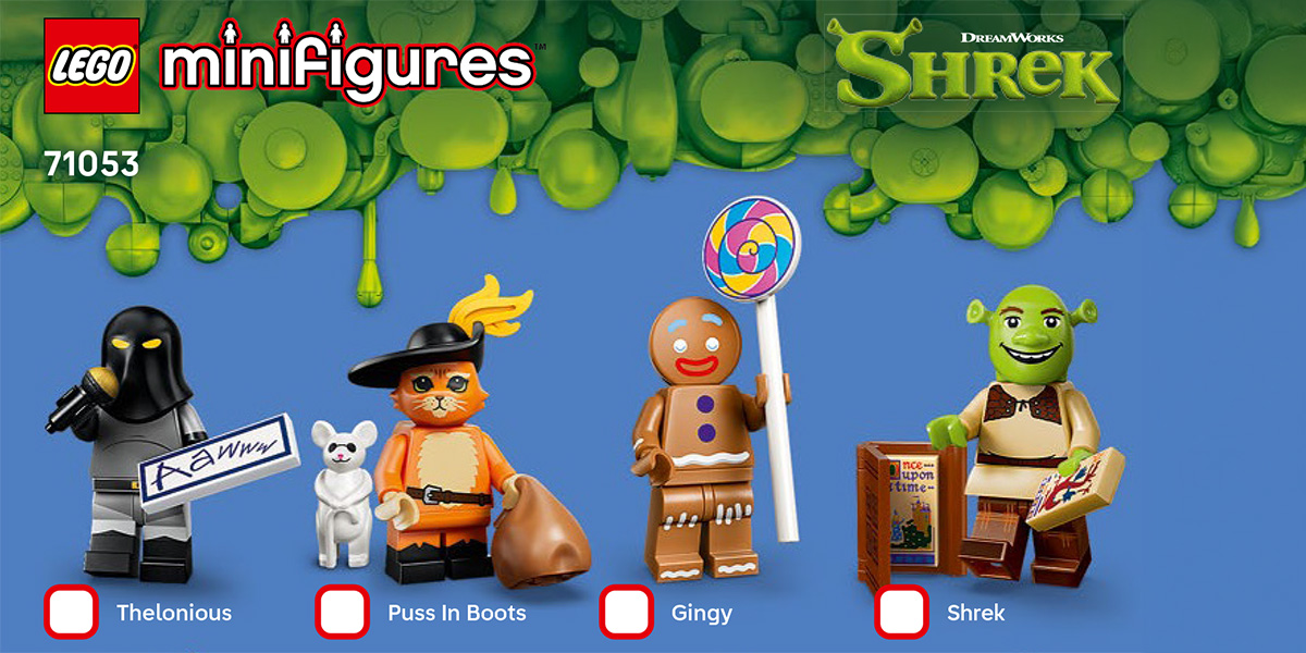 LEGO 71053 Shrek Minifiguren Serie BPZ