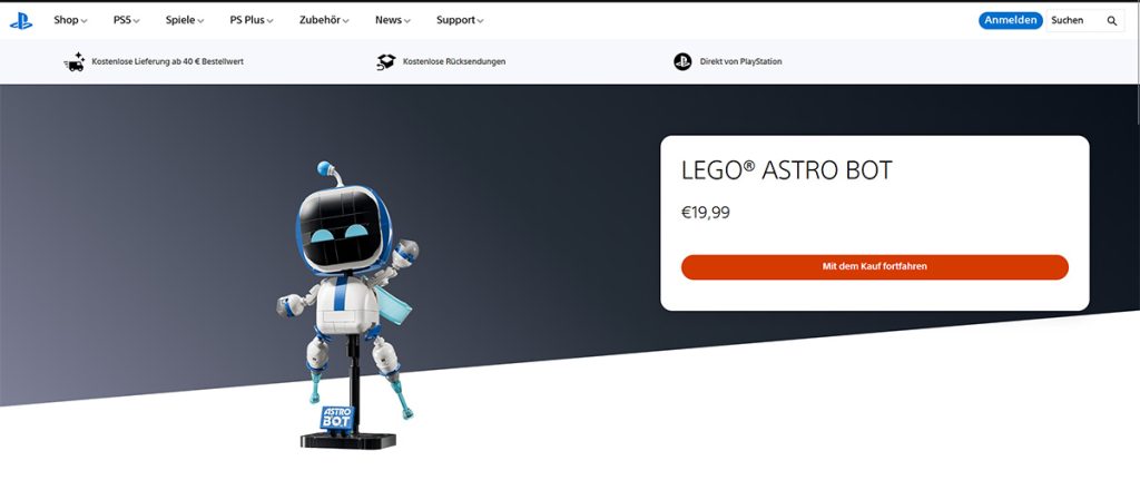 LEGO Astro Bot im PlayStation Store