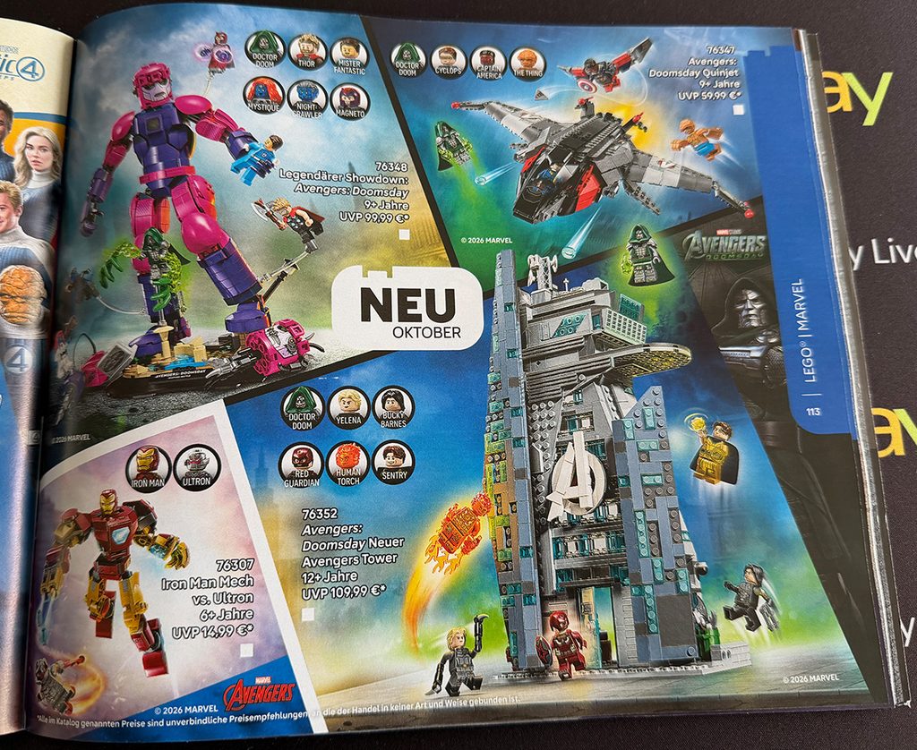 LEGO Katalog September bis Dezember 2026 zu Weihnachten