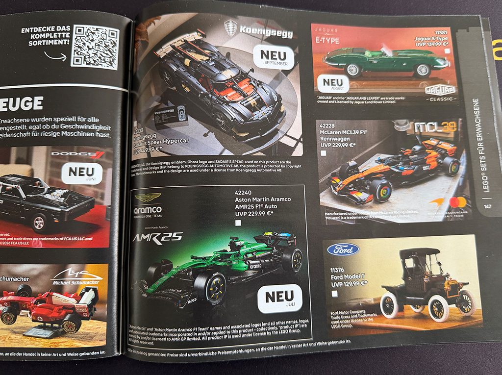 LEGO Katalog September bis Dezember 2026 zu Weihnachten