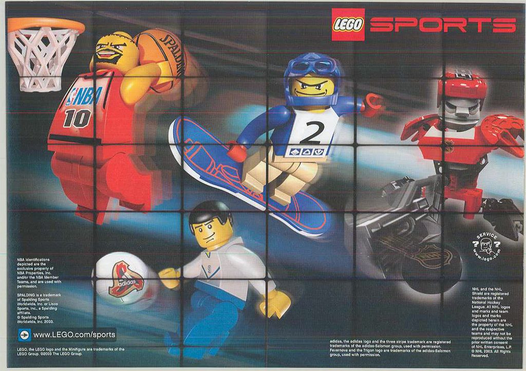 LEGO Sports Flyer von 2003