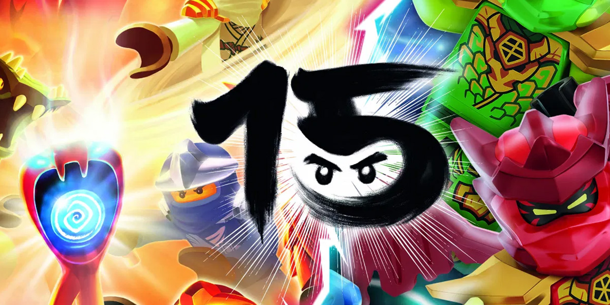 LEGO Ninjago: "15 Jahre" Sammelkarten und Stickeralbum