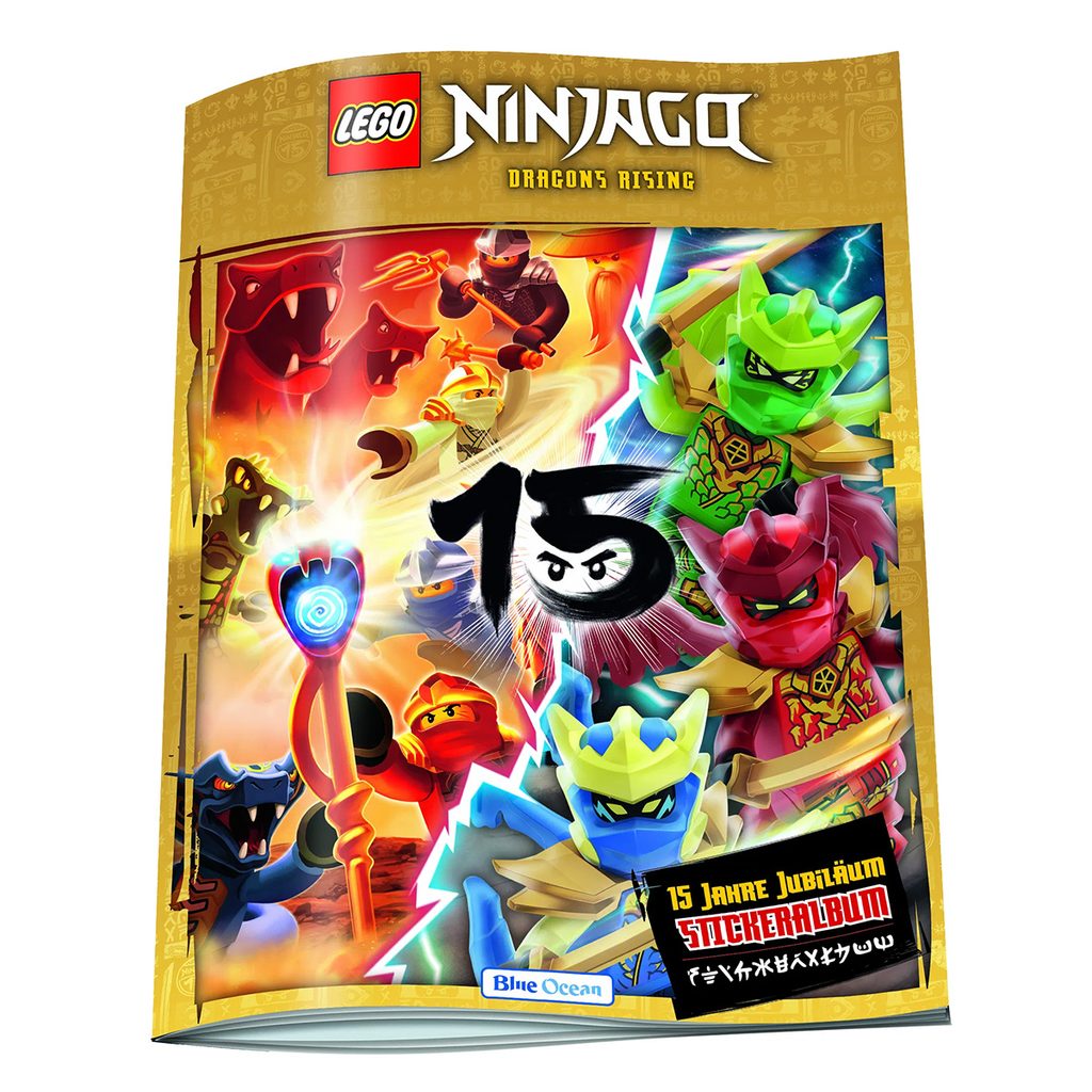 Neue LEGO Ninjago Stickerserie mit Sammelalbum zum Jubiläum