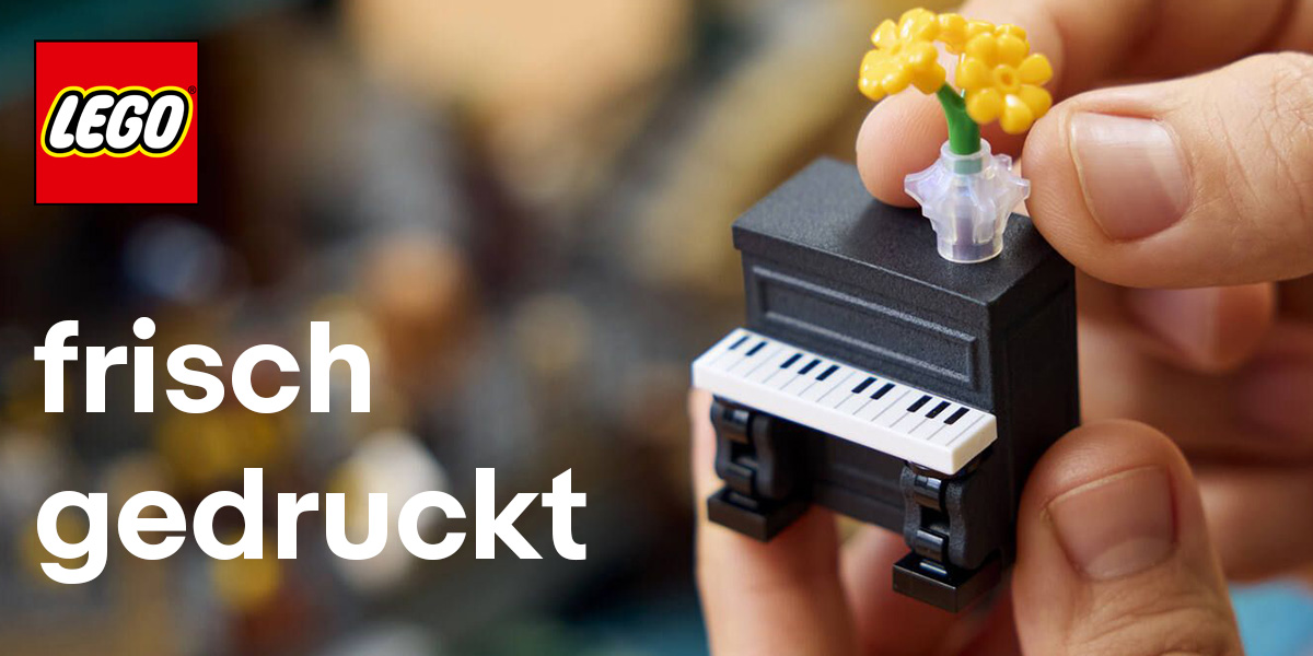 Straßenklavier: Neues LEGO Teil aus dem 3D-Drucker