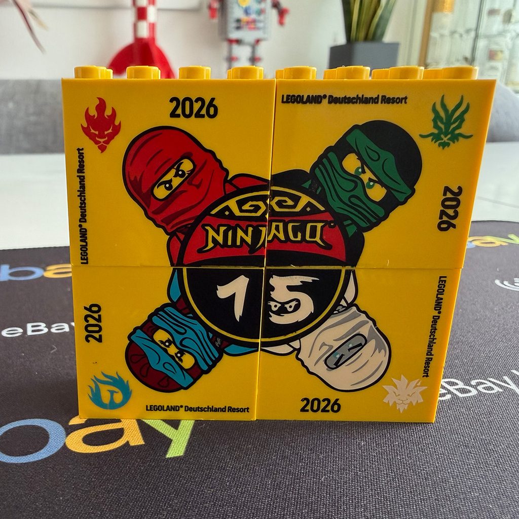 Alle 4 LEGOLAND Ninjago Jubiläums-Steine